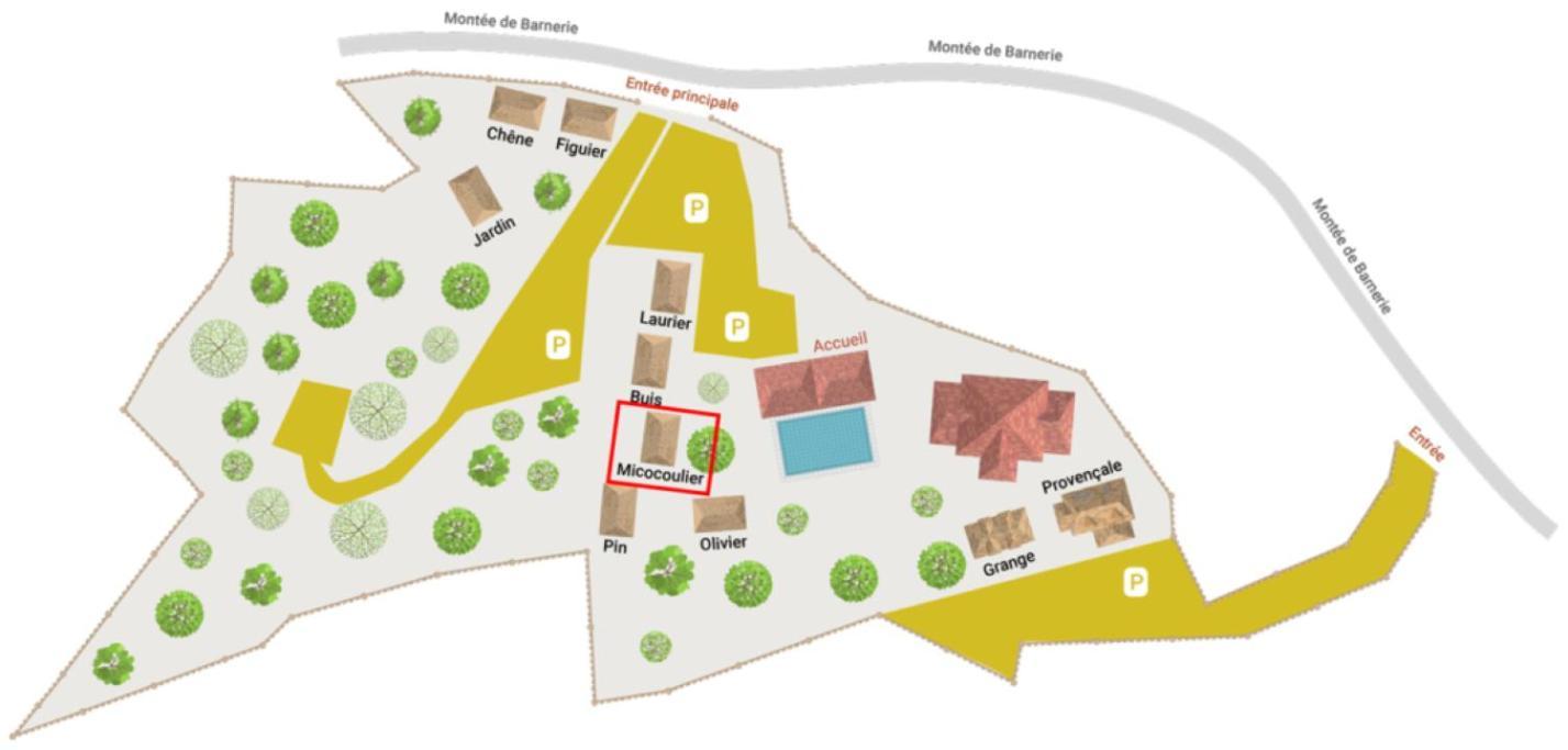 Gites Domaine De La Barnerie Saint Alban Auriolles Værelse billede